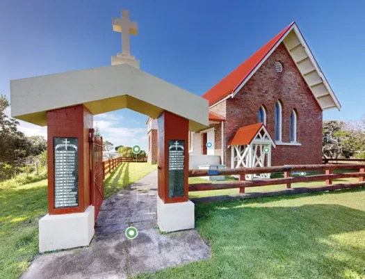 Pātoromu Church exterior